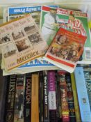 BOX CONTAINING VARIOUS ANTIQUES AND COLLECTIBLES REFERENCE BOOKS ETC