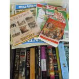 BOX CONTAINING VARIOUS ANTIQUES AND COLLECTIBLES REFERENCE BOOKS ETC