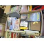 BOX OF MIXED BOOKS INC HISTORICAL INTEREST, NOVELS, TRAVEL ETC