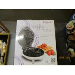 BOXED ELGENTO WAFFLE MAKER