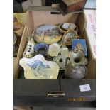 BOX OF MIXED CHINA AND OTHER CLEARANCE WARES