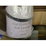 BOX: TWO X 2.5LTR TINS OF LAURA ASHLEY PALE LAVENDER MATT EMULSION PAINT