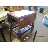 SMALL FOLDING OCCASIONAL TABLE WIDTH APPROX 52CM