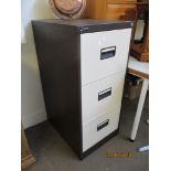 THREE DRAWER SILVERLINE FILING CABINET