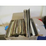 BOX CONTAINING GOOD QUANTITY OF LP VINYLS INC DWANE EDDY, THE NEW SEEKERS, BILL HALEY ETC