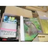 BOX OF MIXED BOOKS INC TRAVEL INTEREST
