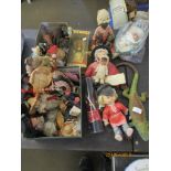 COLLECTION OF VARIOUS WORLD AND ETHNIC DOLLS INCLUDING SOME OLDER EXAMPLES INC BLACK SLEEPING