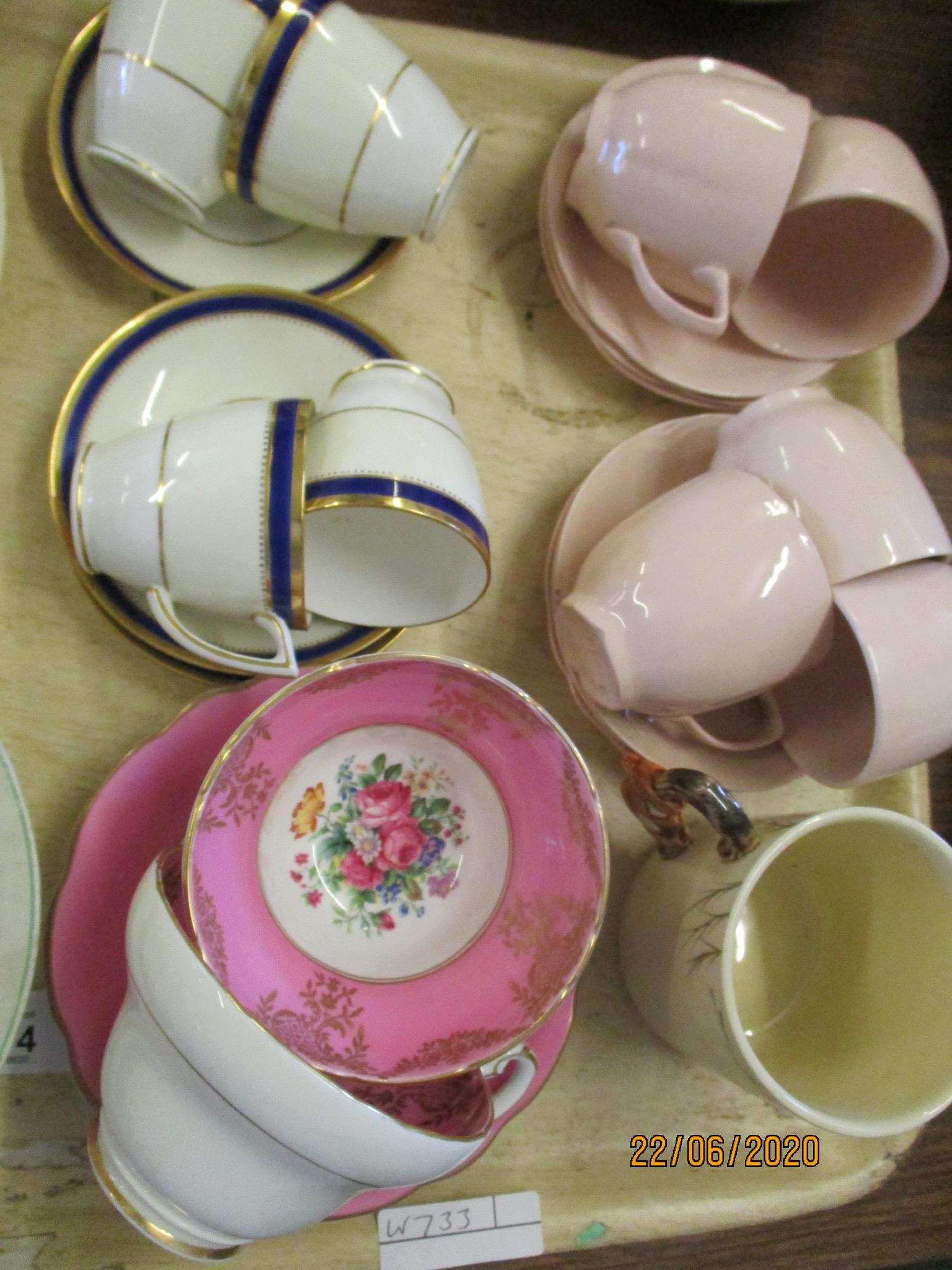 QUANTITY OF VARIOUS CERAMICS INCLUDING MINTONS COFFEE CUPS AND SAUCERS, TOGETHER WITH A QUANTITY - Image 2 of 2