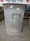 GALVANISED BIN