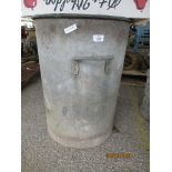 GALVANISED BIN