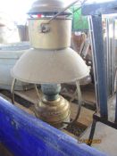 BRASS HANGING OIL LAMP