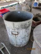 GALVANISED BIN