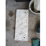 SMALL PIECE OF MARBLE, APPROX 50CMS X 20CMS