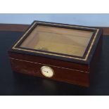 20th century humidor box, 30cm wide