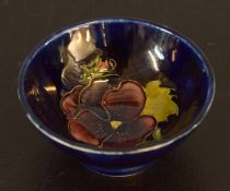 Small Moorcroft bowl with anemone design