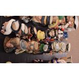 Group of sixteen small mainly Royal Doulton character jugs