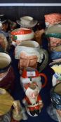 Five Royal Doulton character jugs including Father Christmas, D6940, a Staffordshire Father