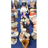 Group of Royal Doulton and others small Toby jugs including Little Vic by Kevin Francis Ceramics (