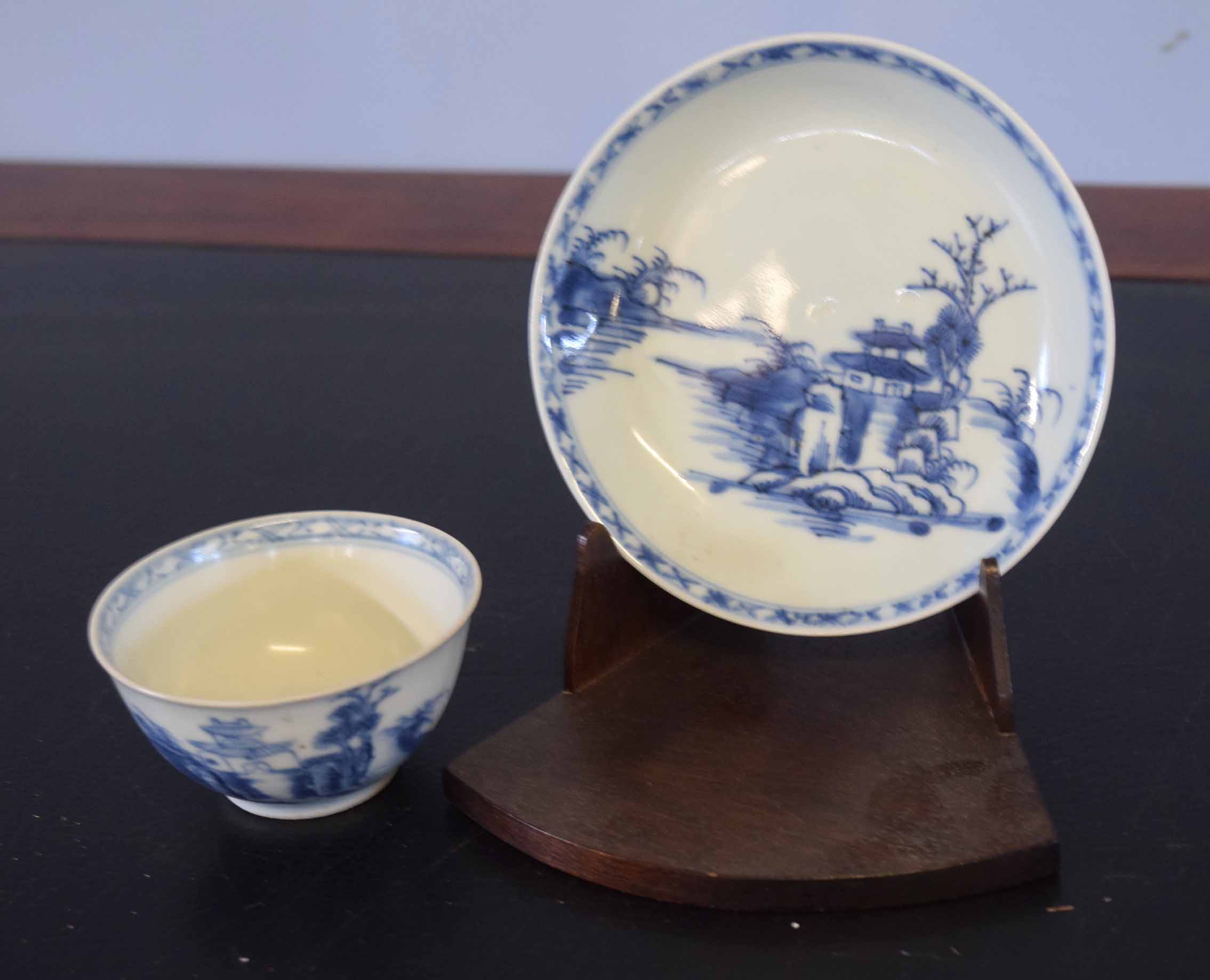 Chinese porcelain tea bowl and saucer from the Nanking Cargo