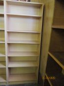 Five tier modern laminated bookshelf