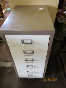 Six drawer modern steel cabinet