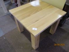 Modern oak coffee table