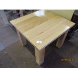 Modern oak coffee table