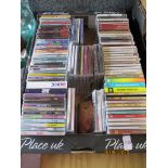 Tray containing mixed various CDs