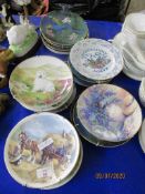 COLLECTION OF MODERN COLLECTORS PLATES