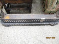 VICTORIAN CAST METAL FENDER, 120CM WIDE