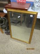 MODERN GILT FRAMED WALL MIRROR