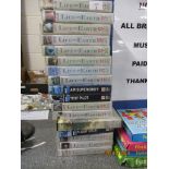 SET OF BOXED VHS VIDEO TAPES, LIFE ON EARTH ETC