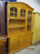 PINE DISPLAY CABINET