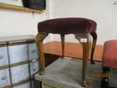 MAHOGANY DRESSING TABLE STOOL