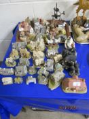 LARGE QUANTITY OF LILLIPUT LANE COTTAGES, ORNAMENTS ETC