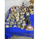 LARGE QUANTITY OF LILLIPUT LANE COTTAGES, ORNAMENTS ETC