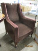 LATE 19TH/EARLY 20TH CENTURY EASY CHAIR