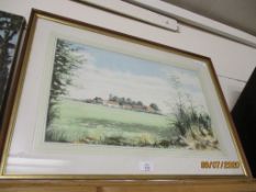 MODERN WATERCOLOUR SIGNED S COLBROOKE