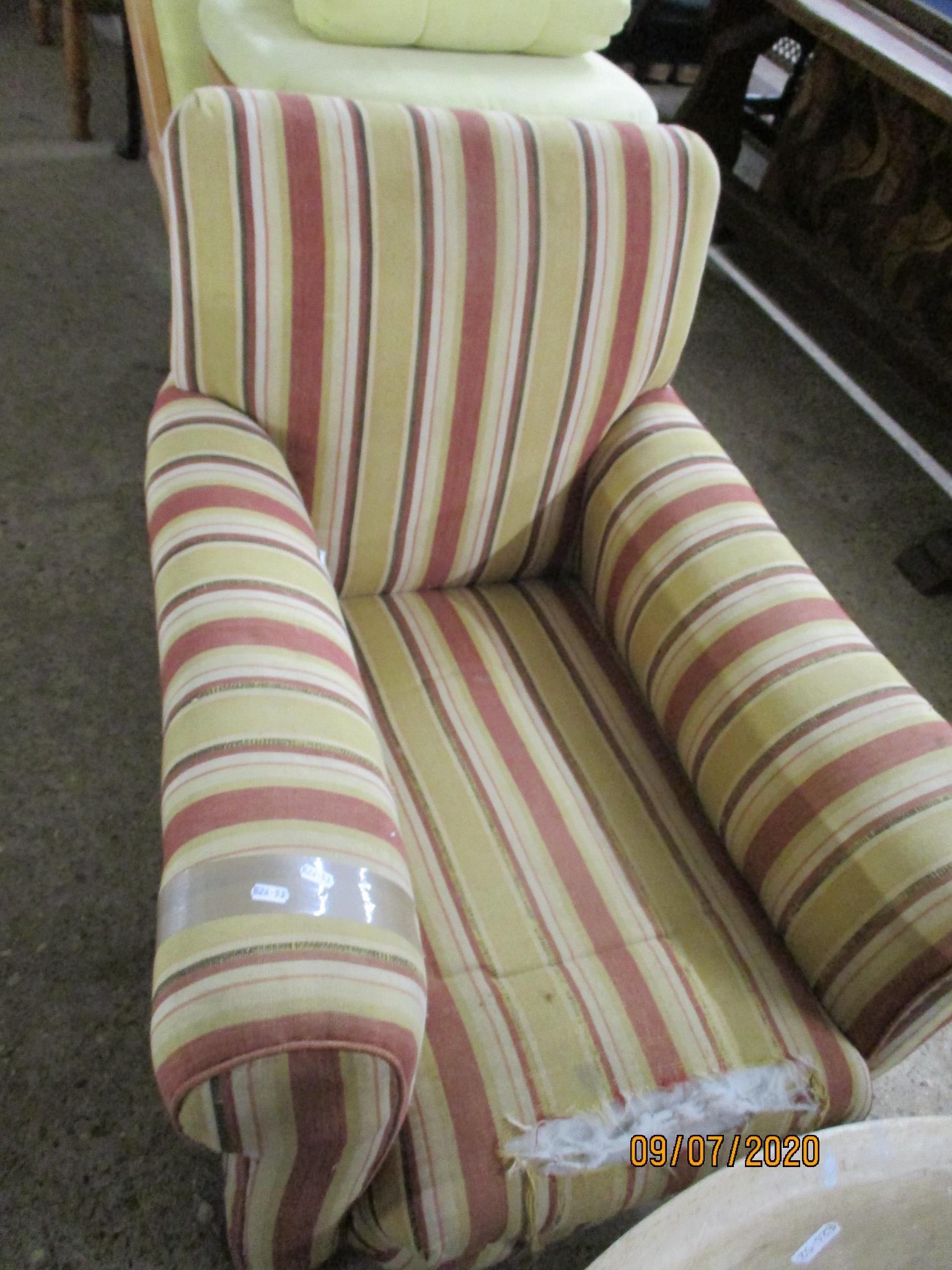 LATE 19TH CENTURY EASY CHAIR