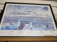 FALKLANDS WAR COMMEMORATIVE PRINT “BRITANNIA RULES”