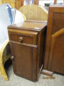 PAIR OF UTILITY BEDSIDE CABINETS