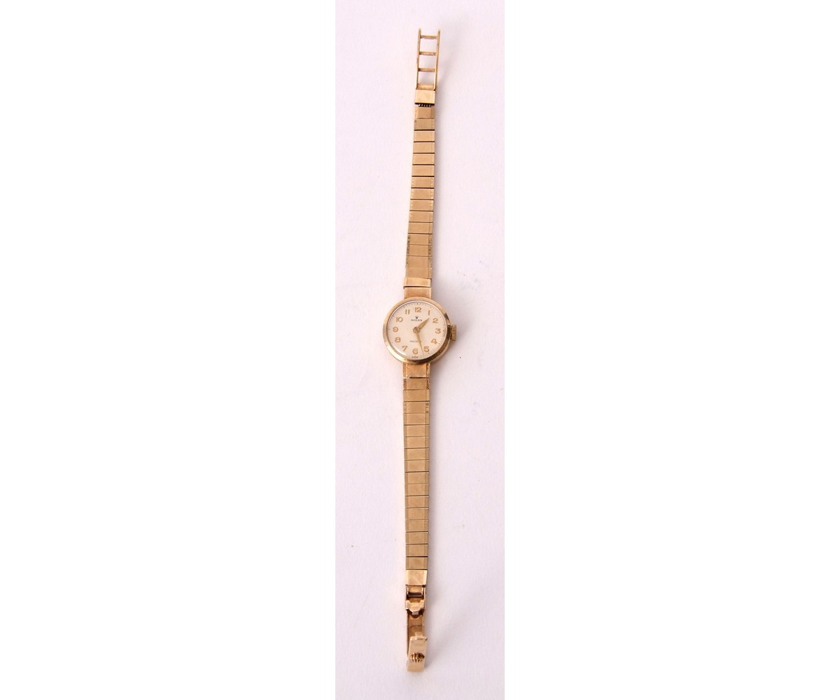 Third quarter of 20th century ladies 9ct gold cased Rolex wristwatch with mechanical movement, - Image 2 of 3