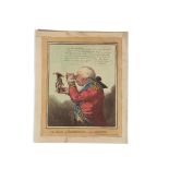 James Gillray (1757-1815), "The King of Brobdingnag and Gulliver", hand coloured etching with