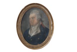 Circle of Hugh Douglas Hamilton (1739-1808), Portrait of an Admiral, believed to be Admiral