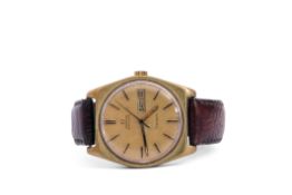 Gent's third quarter of 20th century Omega gold plated and stainless steel backed automatic wrist