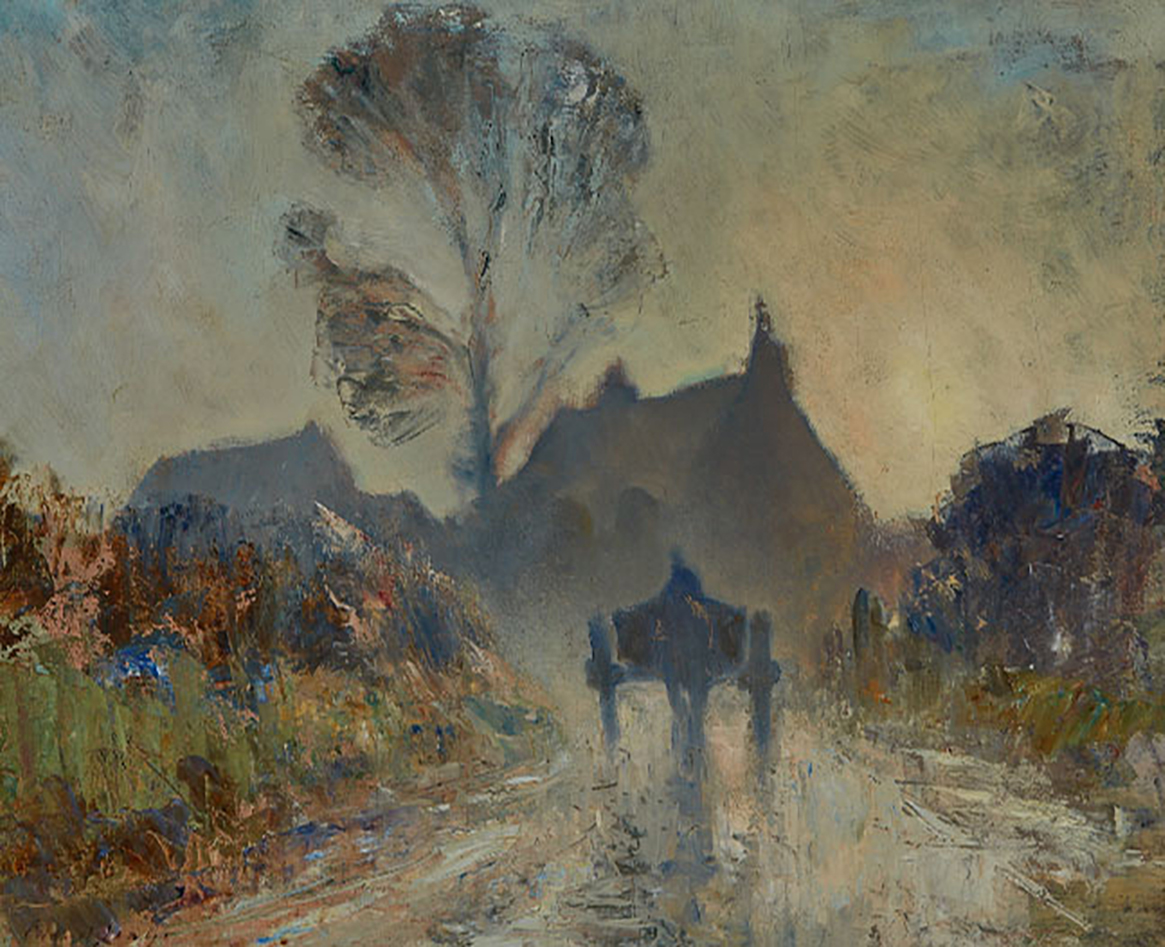•AR Edward Brian Seago, RWS, RBA (1910-1974), "The Road to the Farm", oil on canvas, signed lower