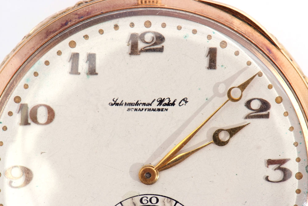 Gent's second/third quarter of the 20th century slimline 14K gold pocket watch by The - Image 4 of 5