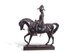 Alfred Comte D'Orsay (1801-1852), bronze model of Arthur, Duke of Wellington mounted on his