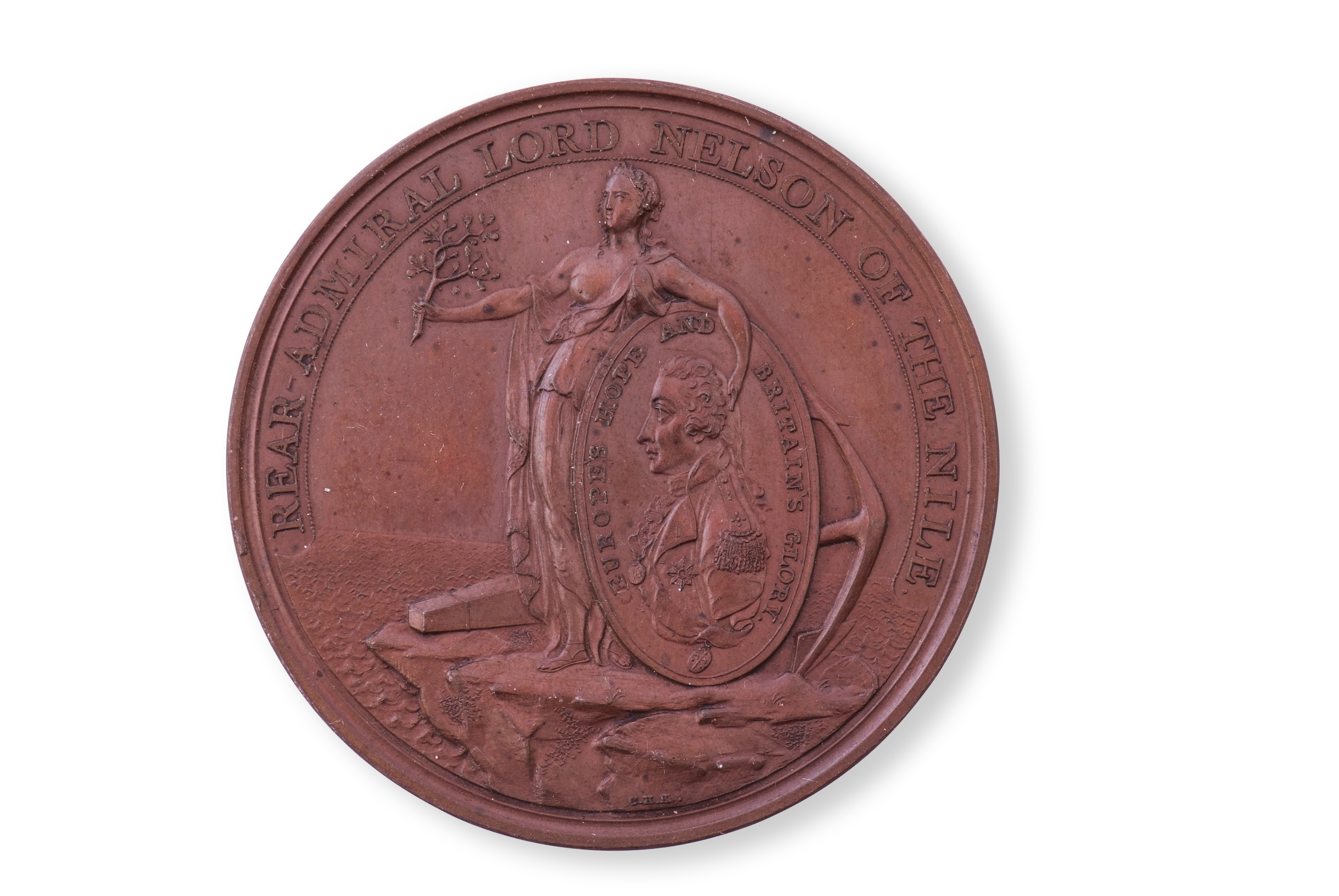 Davidson's Nile Medal, bronze, as issued to ratings, 47mm