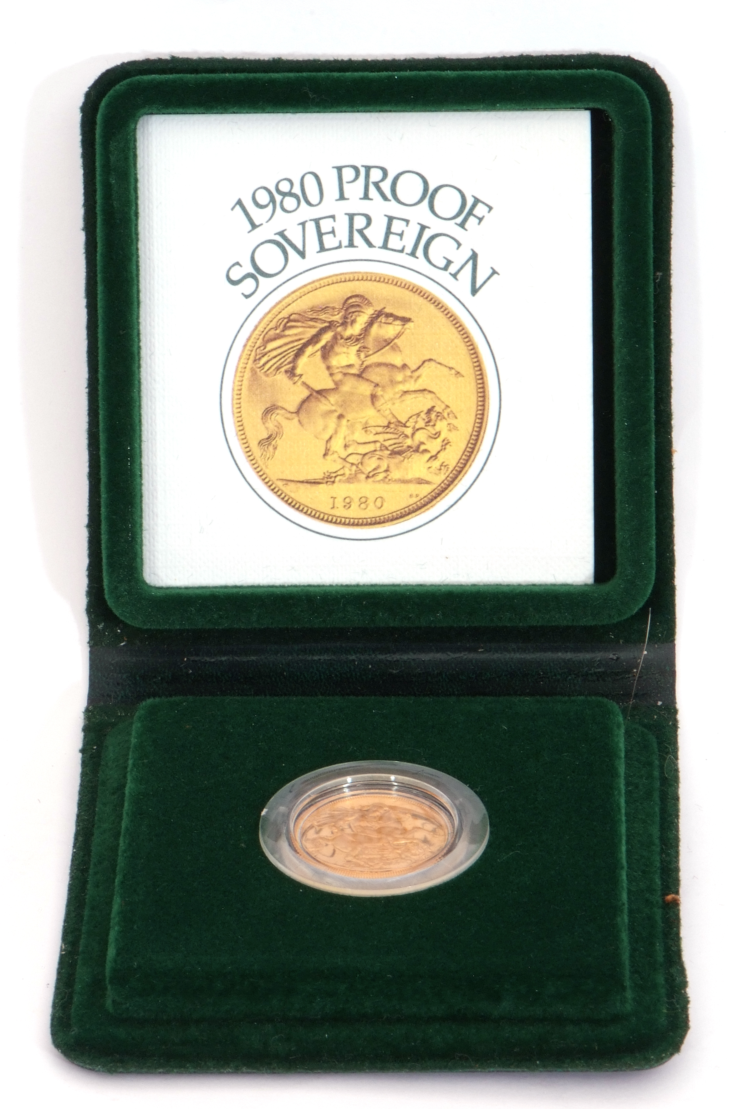 Cased 1980 proof sovereign - Image 3 of 4